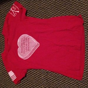 Grunt Style Valentine's shirt, I love my guns, sz M